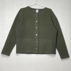 Sugar Products Wool Blend Cardigan Jacket France natural Fiber Luxury Women's